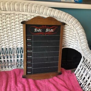 Vintage message board,and Vintage Yahtzee pads